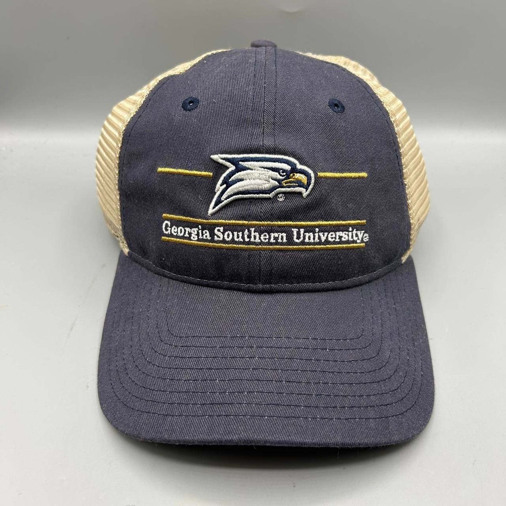 Georgia Southern University Trucker Hat Men The Game Snap Back Cap New